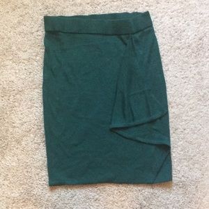 Knit pencil skirt